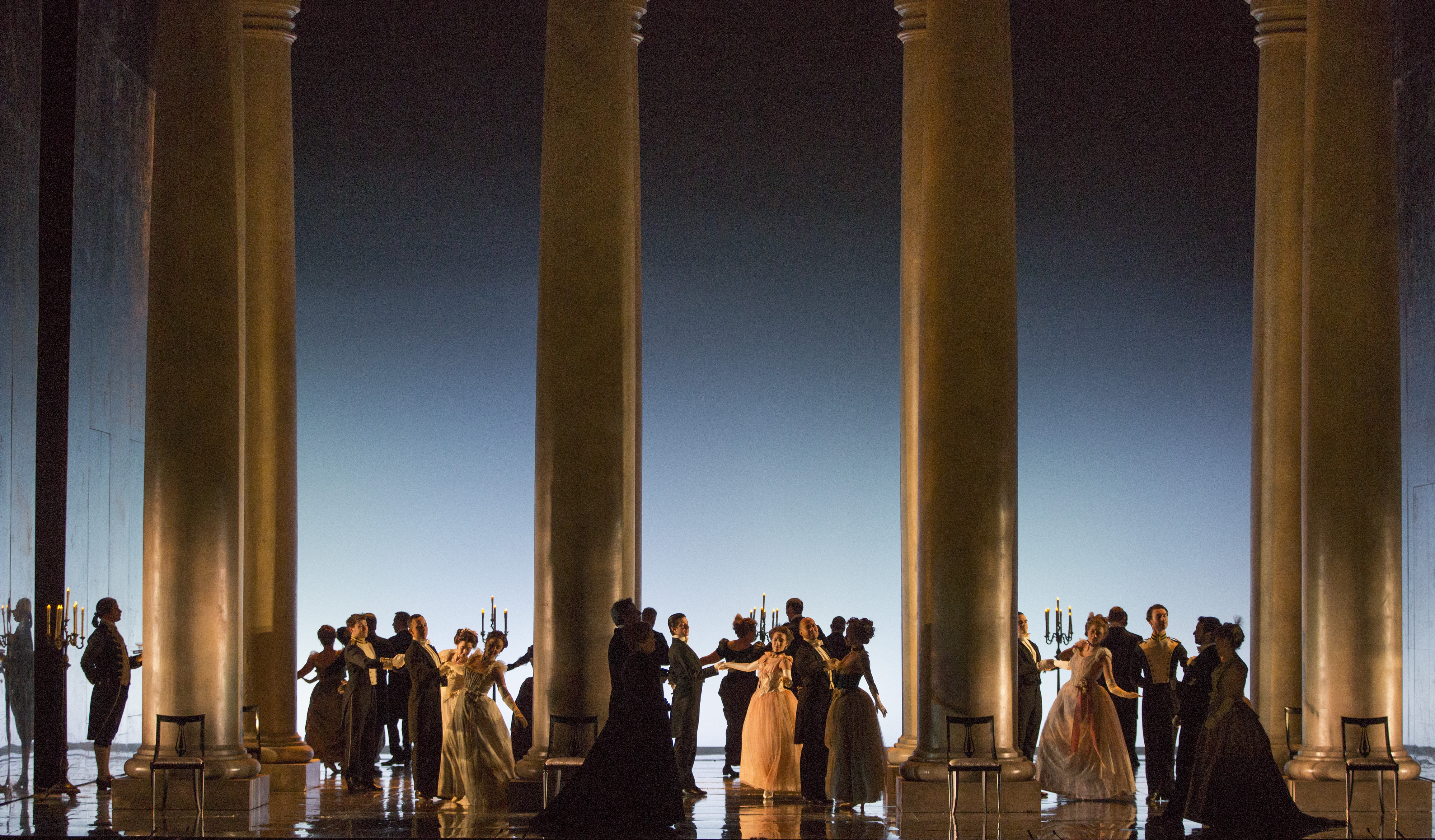 A scene from Tchaikovsky's "Eugene Onegin." Photo by Marty Sohl Met Opera
