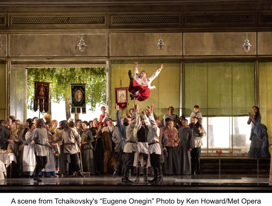 A scene from Tchaikovsky's “Eugene Onegin” Photo by Ken Howard/Met Opera